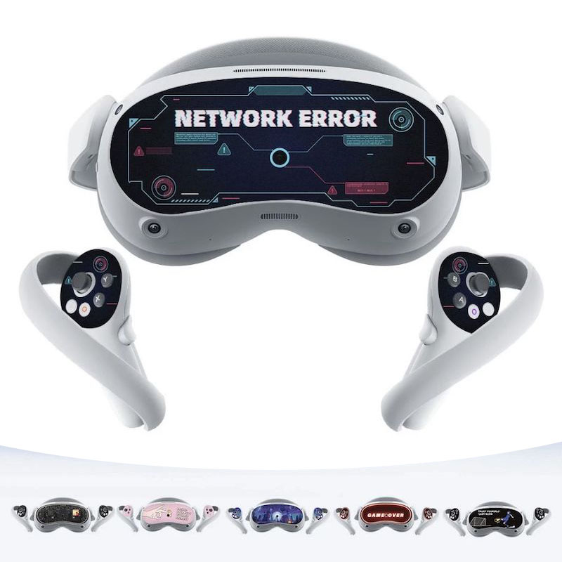 Autocollants Stickers PVC pour Casque VR Pico 4