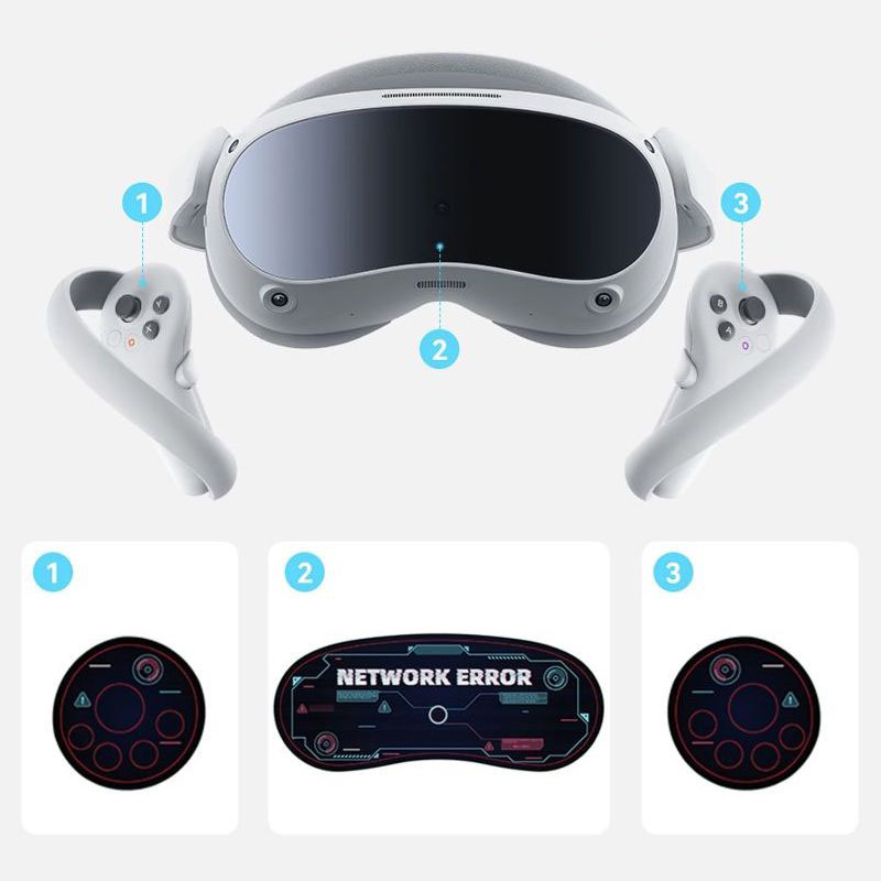 Autocollants Stickers PVC pour Casque VR Pico 4 – Image 2