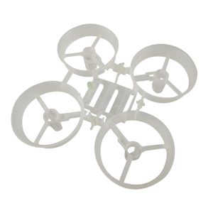 Cadre avec Protections Hélices pour Eachine E010 / JJRC H36 / NIHUI NH010 – BLANC