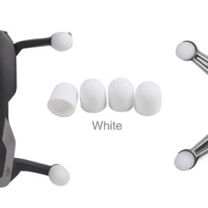 4 Caches de Protection Moteur en Silicone Souple pour DJI Mavic Air & Spark – BLANC