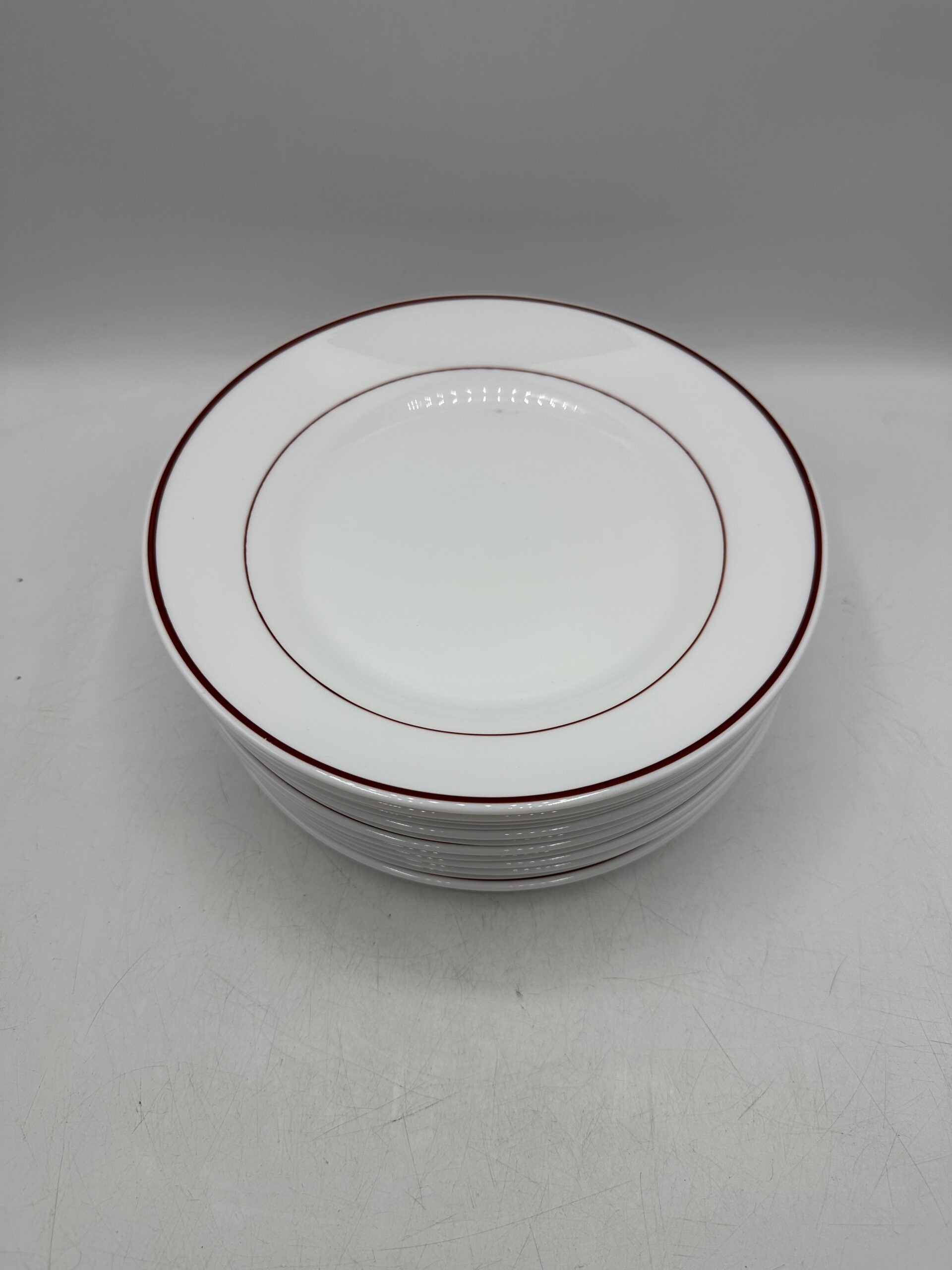12 assiettes plates vintage Arcopal Restaurant – Image 3