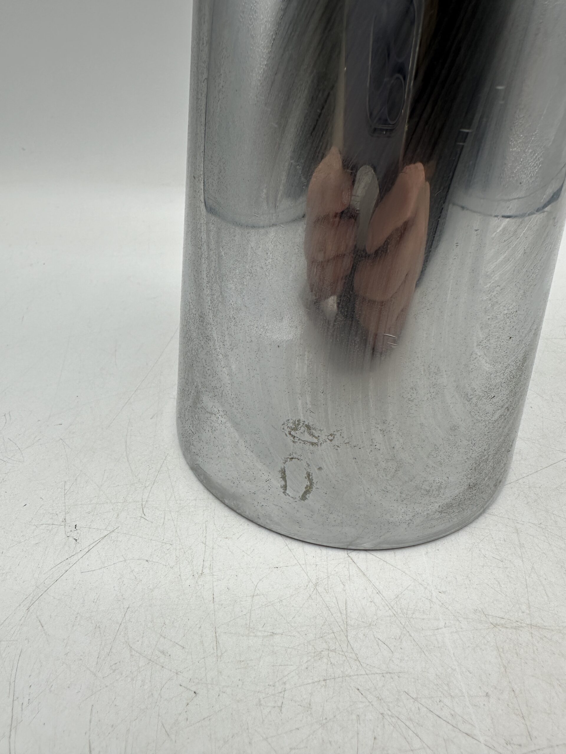 Ancien siphon à eau de seltz en métal chromé – Image 9