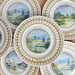 7 assiettes Corbeille Villeroy et Boch