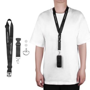Sangle Tour de Cou avec Vis 1/4 pour Caméra d&rsquo;Action Insta360 X5 / X4 / X3 / ONE X2
