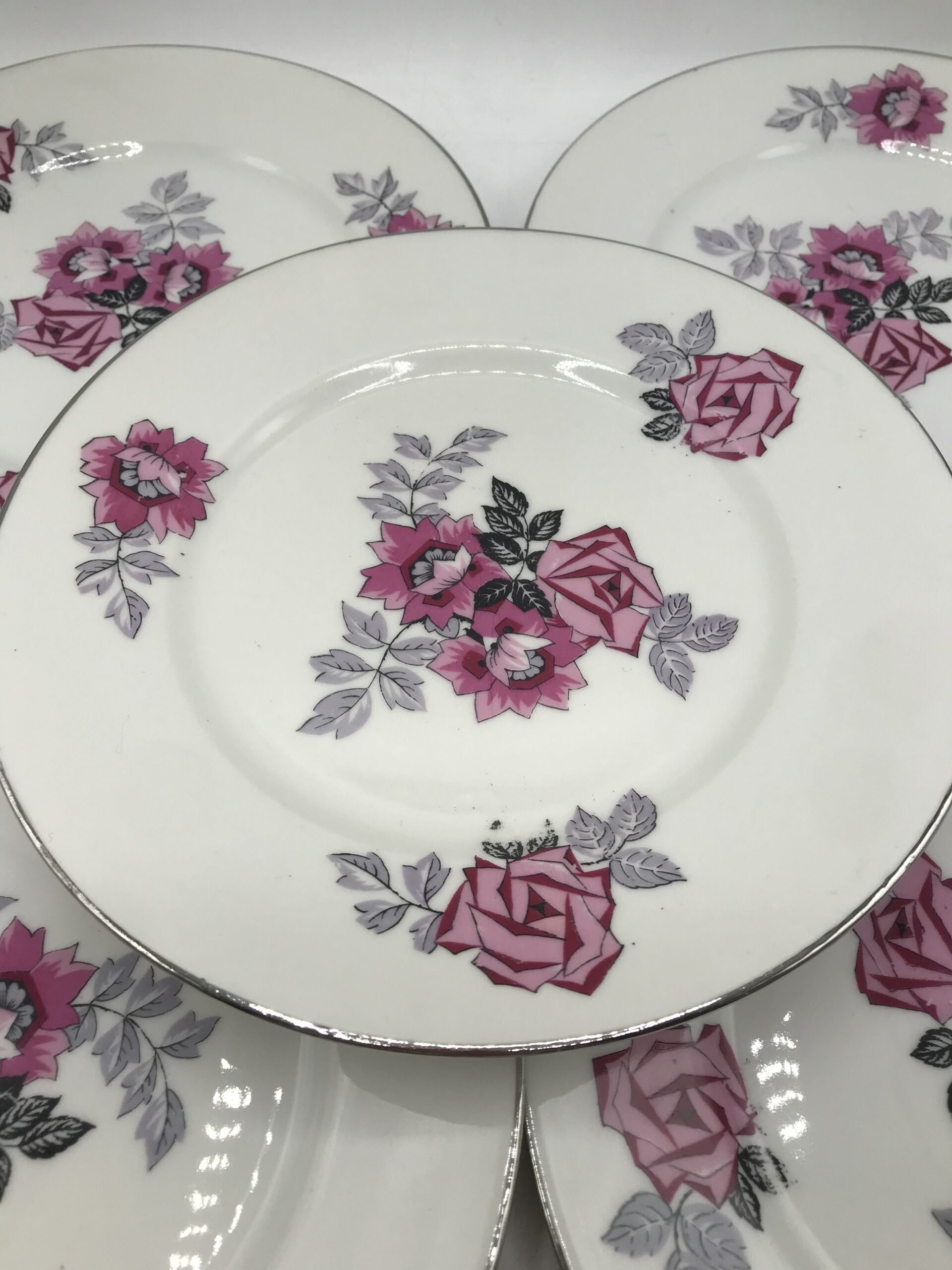 Service de 12 assiettes à dessert Porcelaine de Limoges « A.Maire » Marseille – Image 4