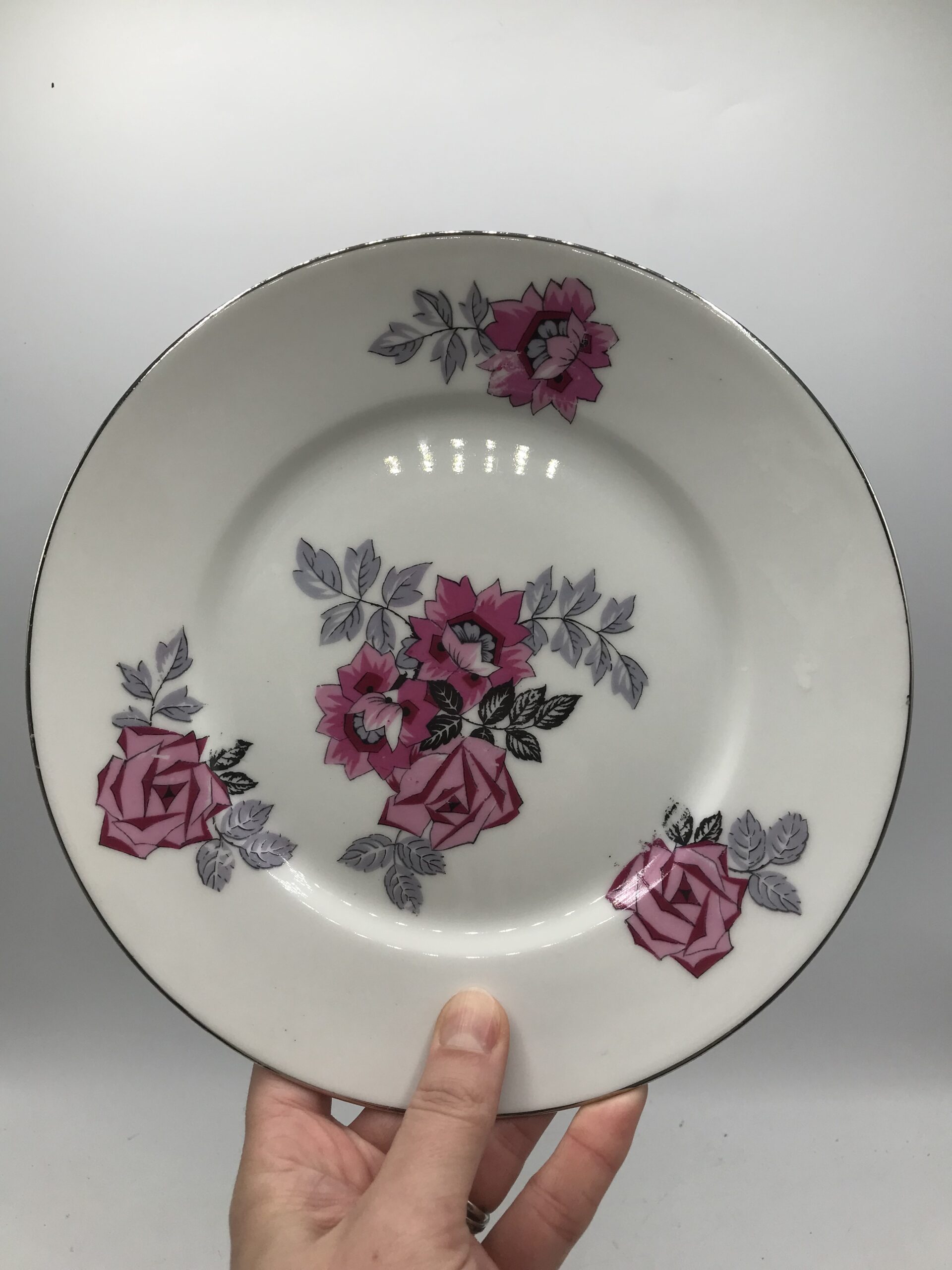 Service de 12 assiettes à dessert Porcelaine de Limoges « A.Maire » Marseille – Image 5