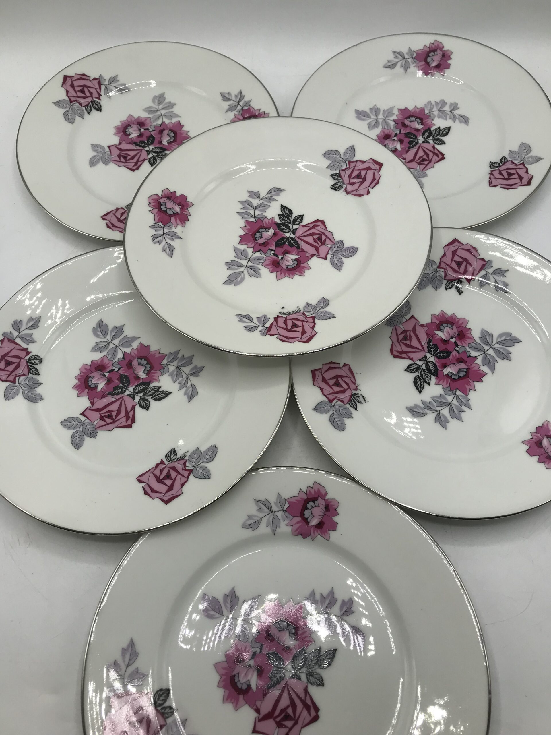 Service de 12 assiettes à dessert Porcelaine de Limoges « A.Maire » Marseille – Image 6