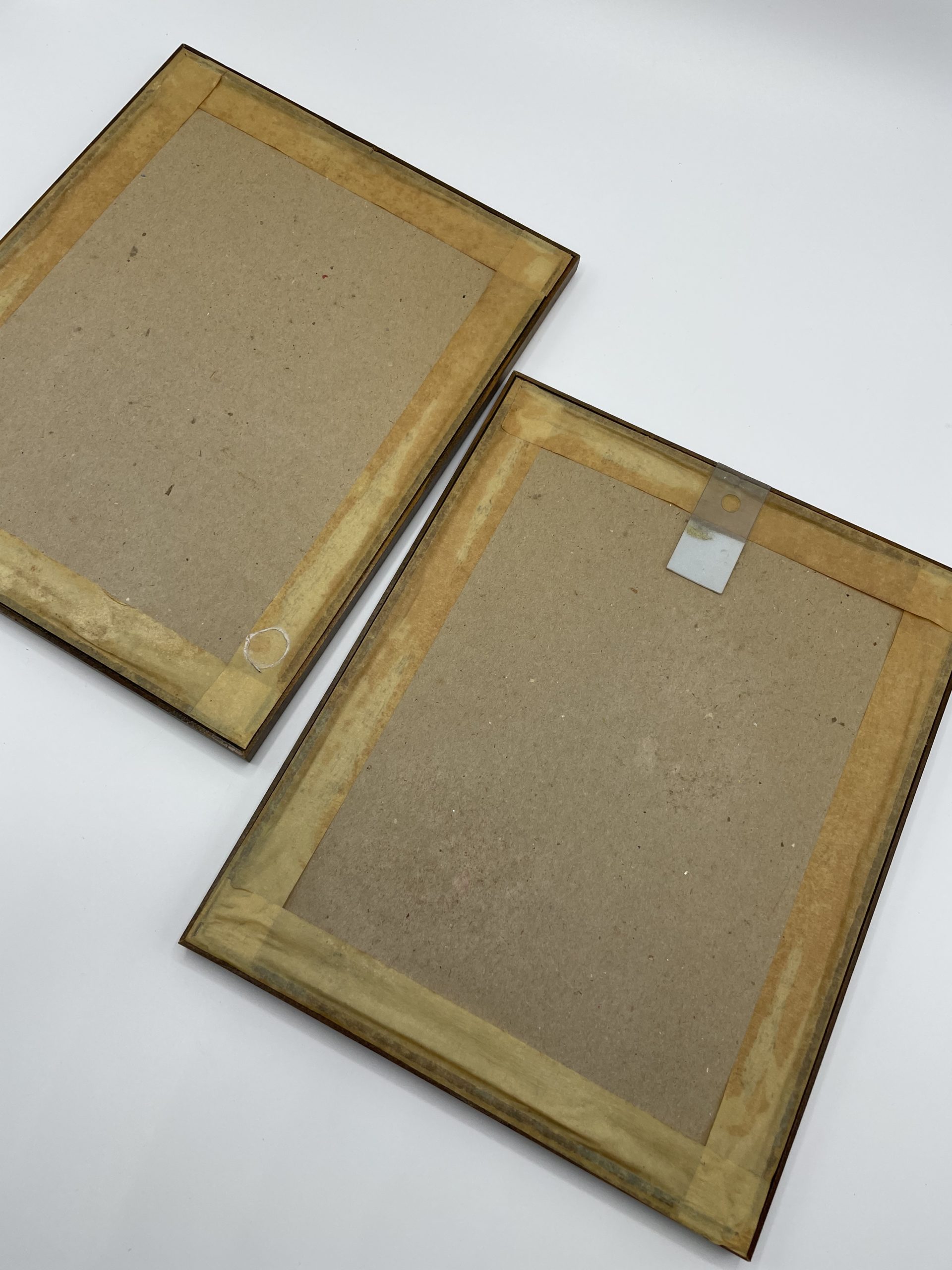 Duo cadres en bois illustrations marchands de Paris cris de Paris – Image 6